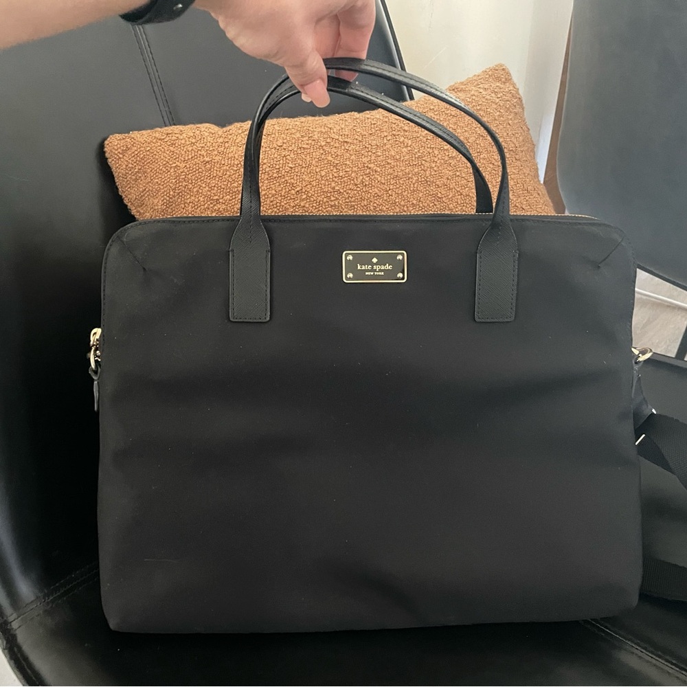 Kate Spade | Black Nylon Laptop Bag